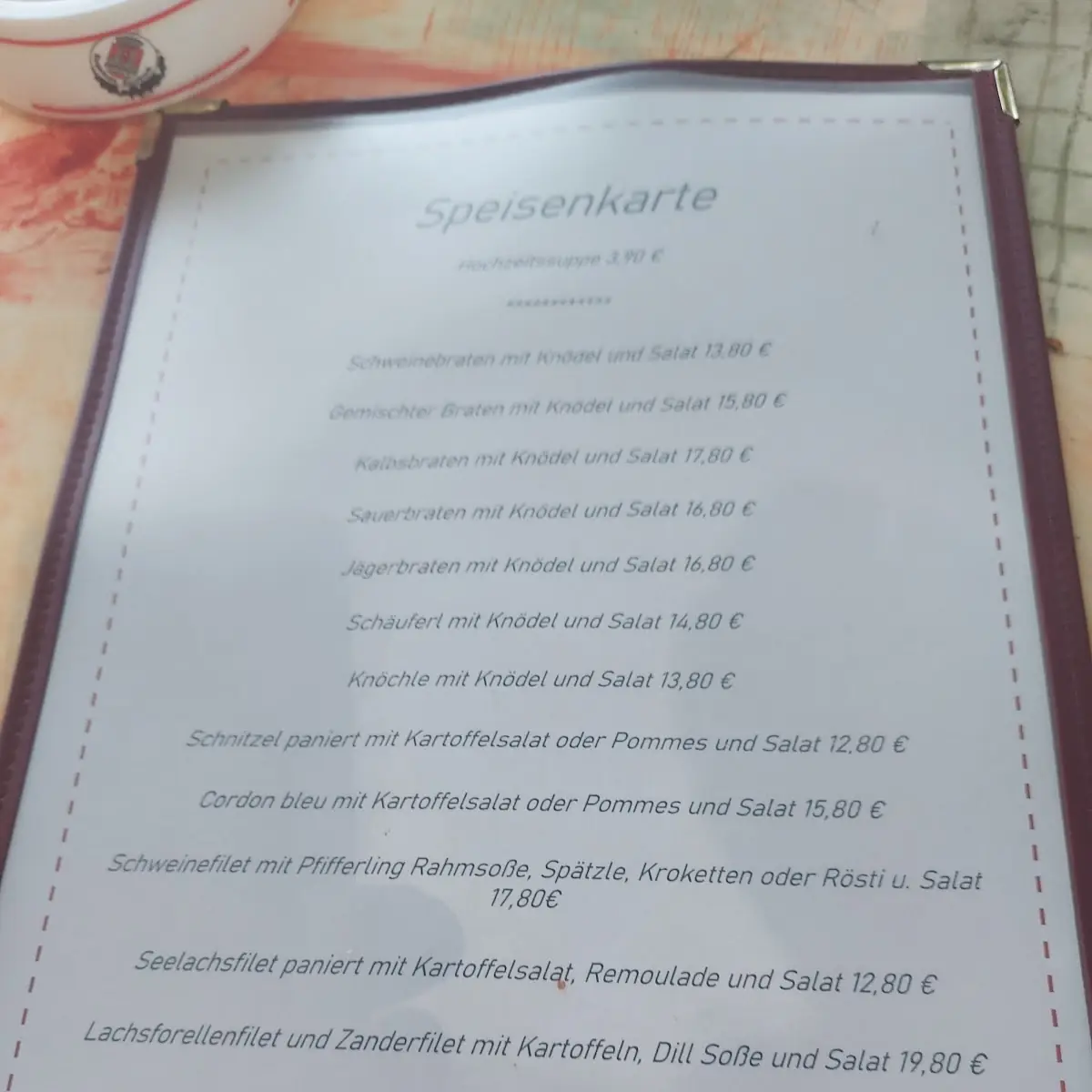 Speisekarte photo 2
