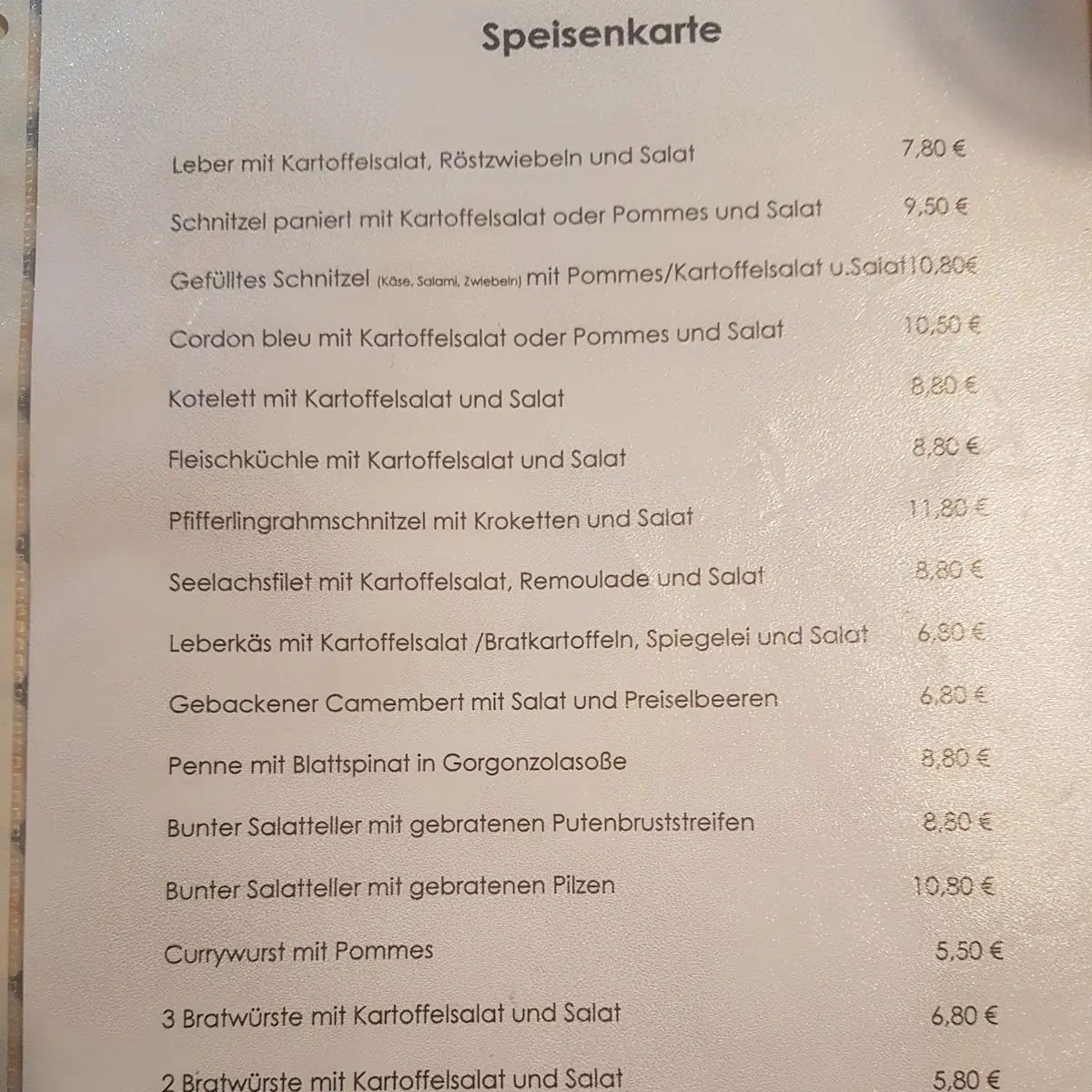 Speisekarte photo 4