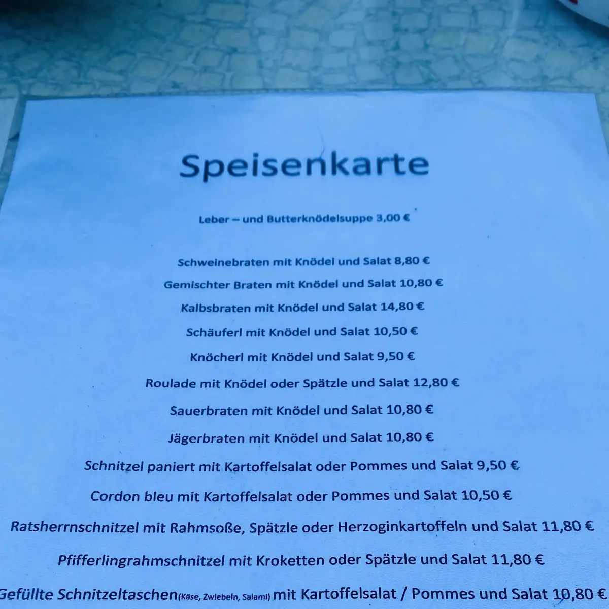 Speisekarte photo 5