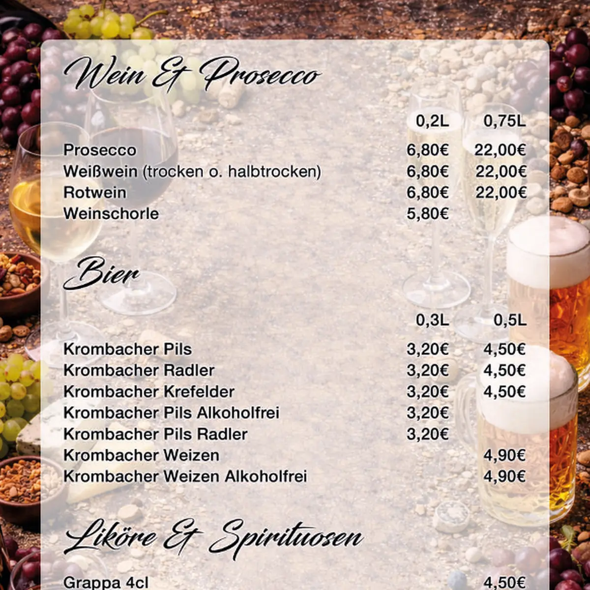 Speisekarte photo 6