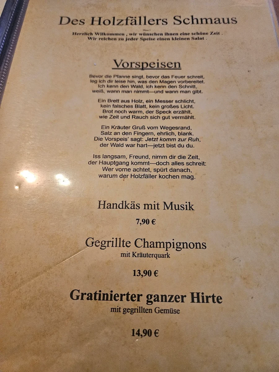 Speisekarte photo 1