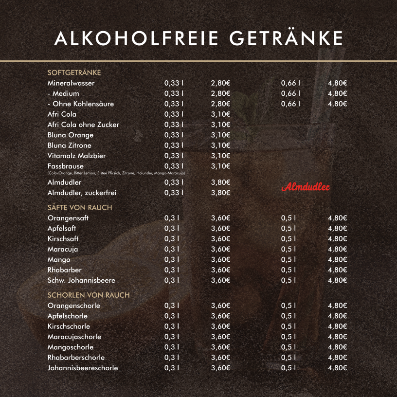 Speisekarte photo 2