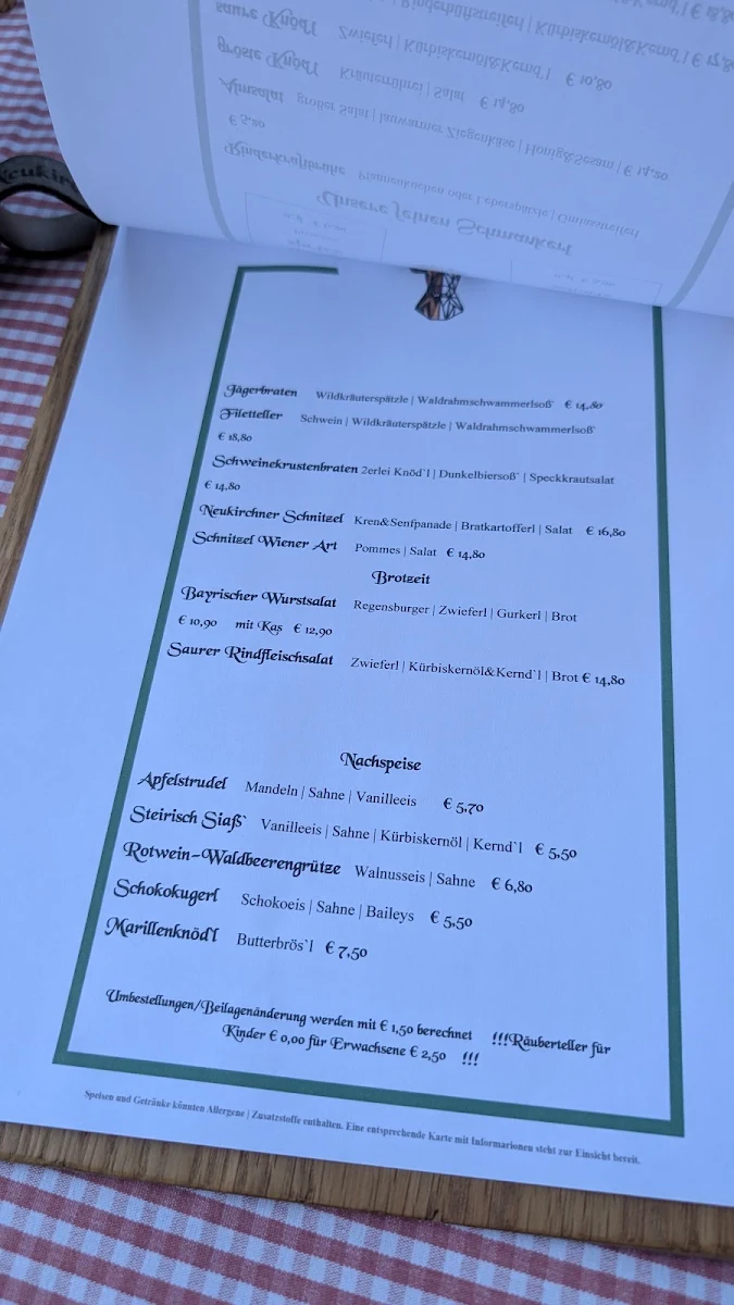 Speisekarte photo 3