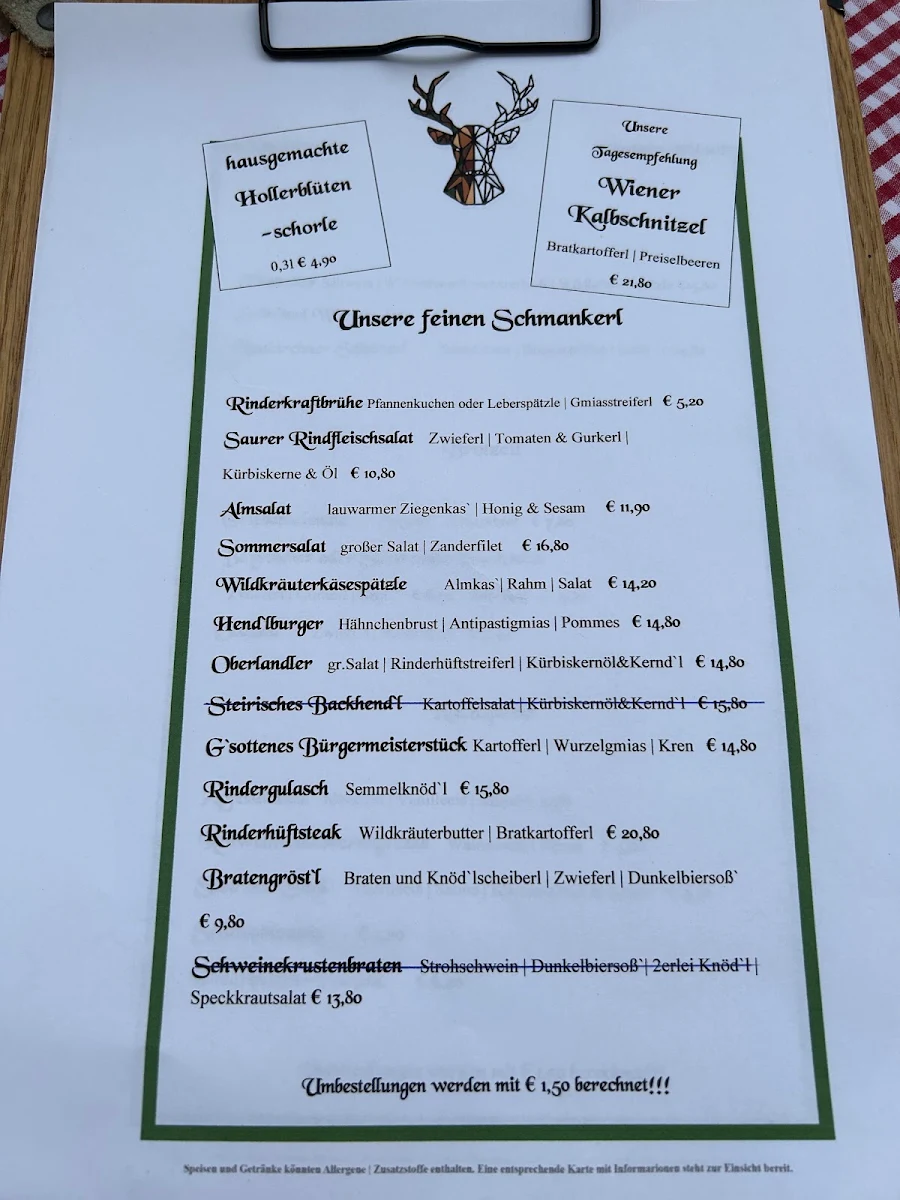 Speisekarte photo 4