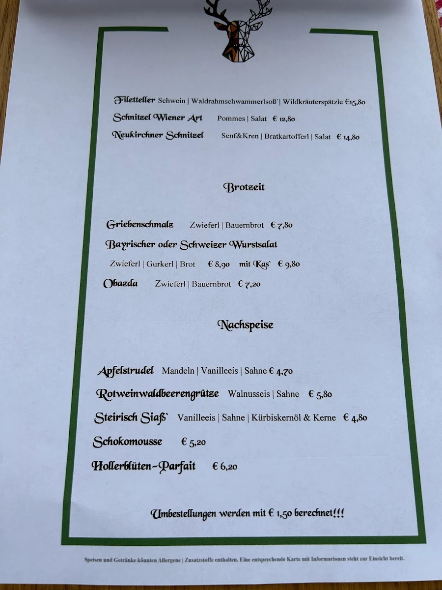Speisekarte photo 6