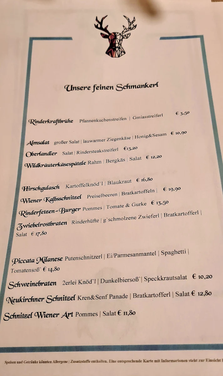 Speisekarte photo 8