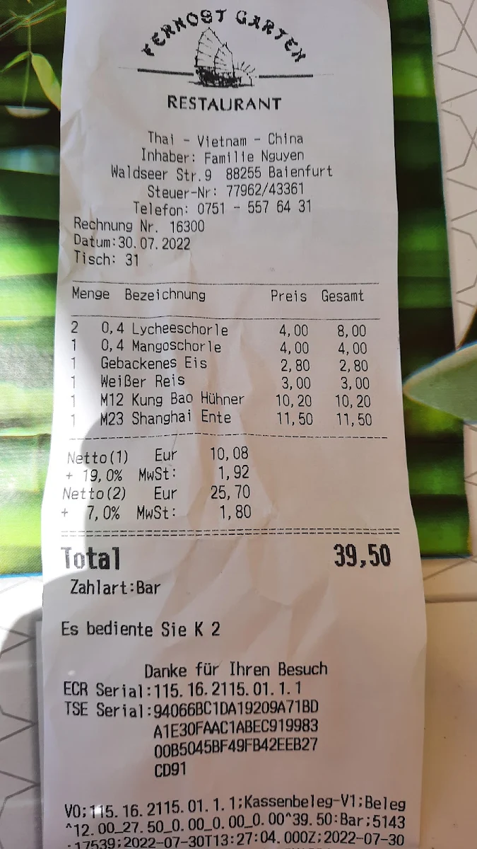 Speisekarte photo 6