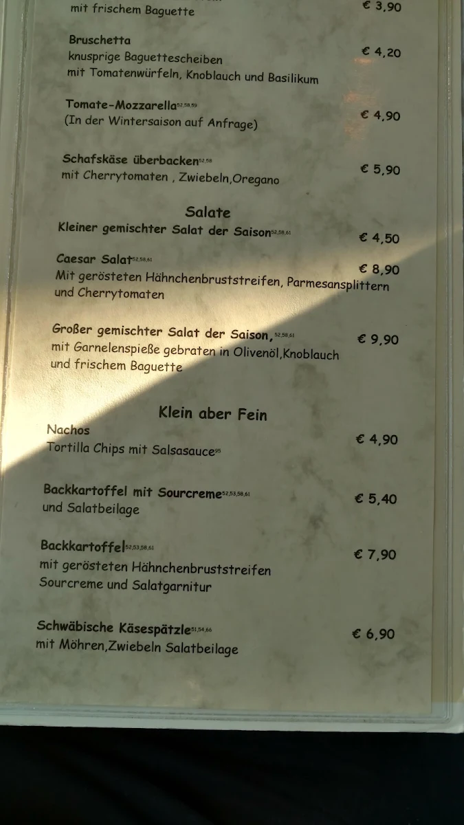 Speisekarte photo 8