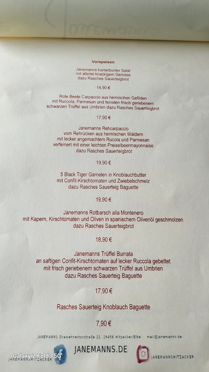 Speisekarte photo 1