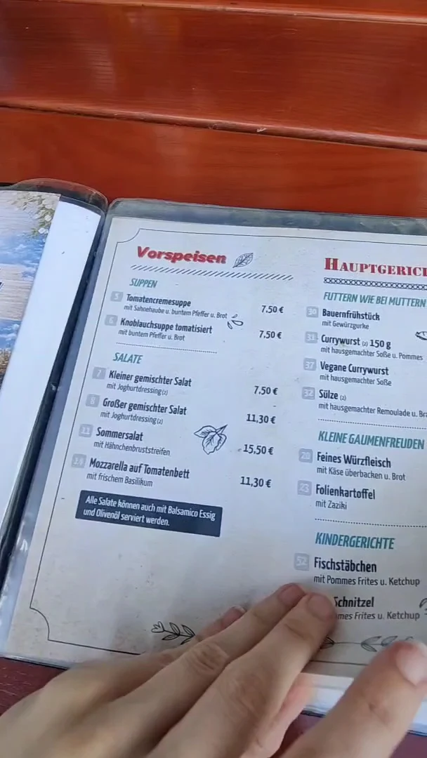Speisekarte photo 1
