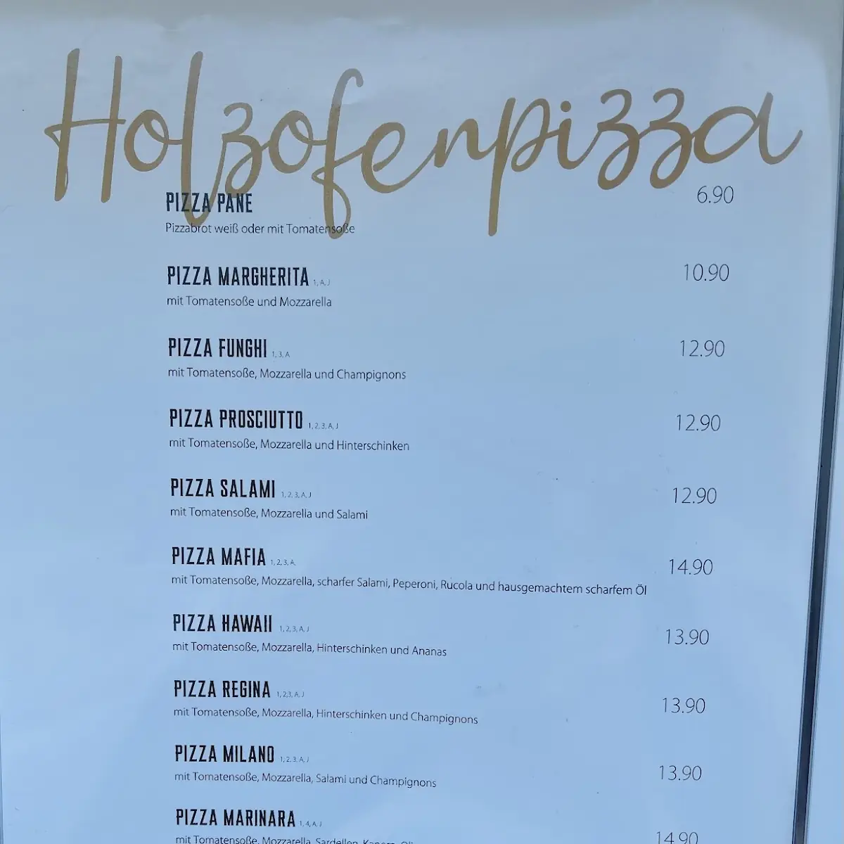 Speisekarte photo 1