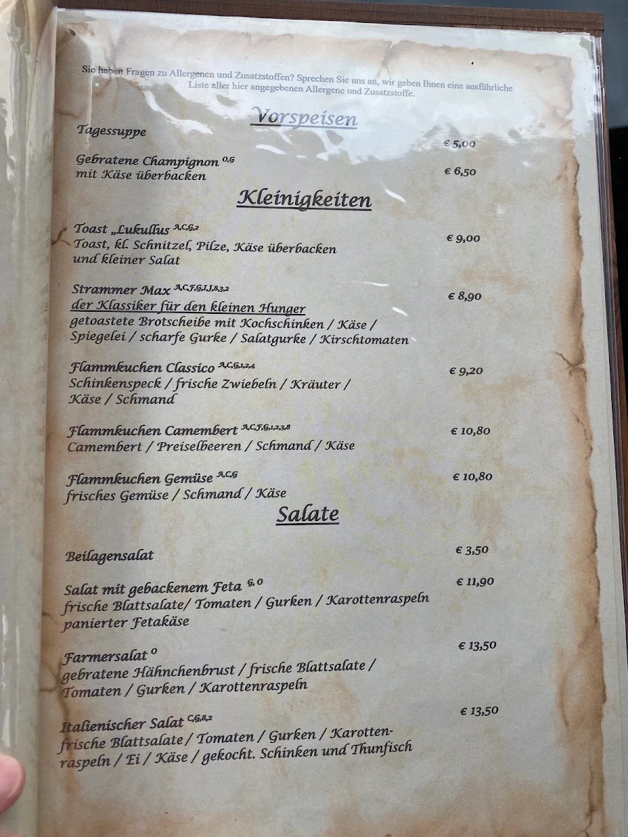 Speisekarte photo 2