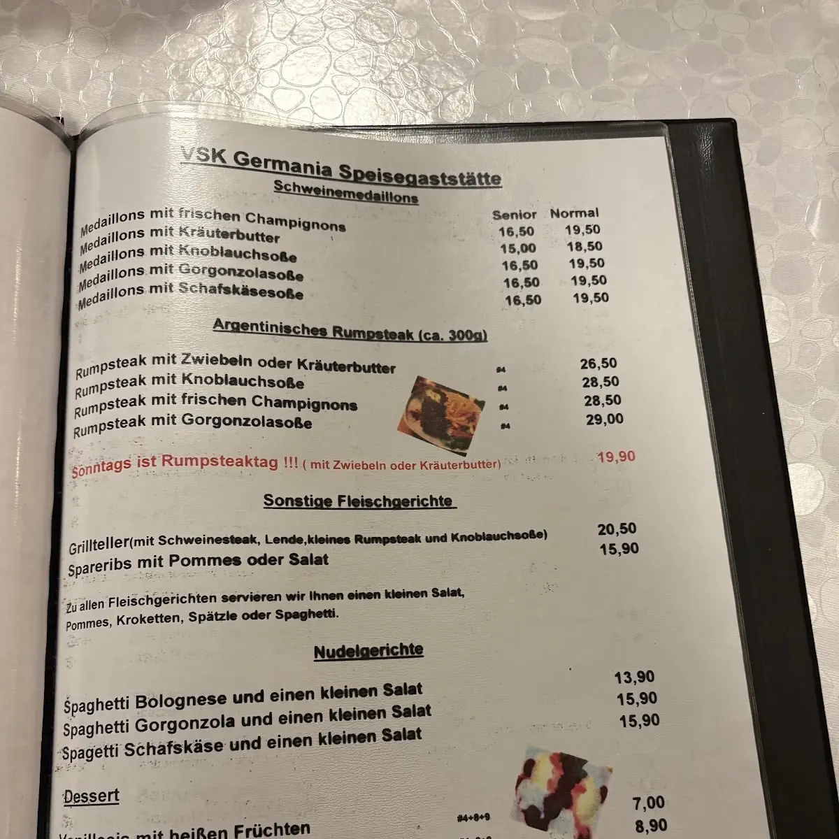 Speisekarte photo 1