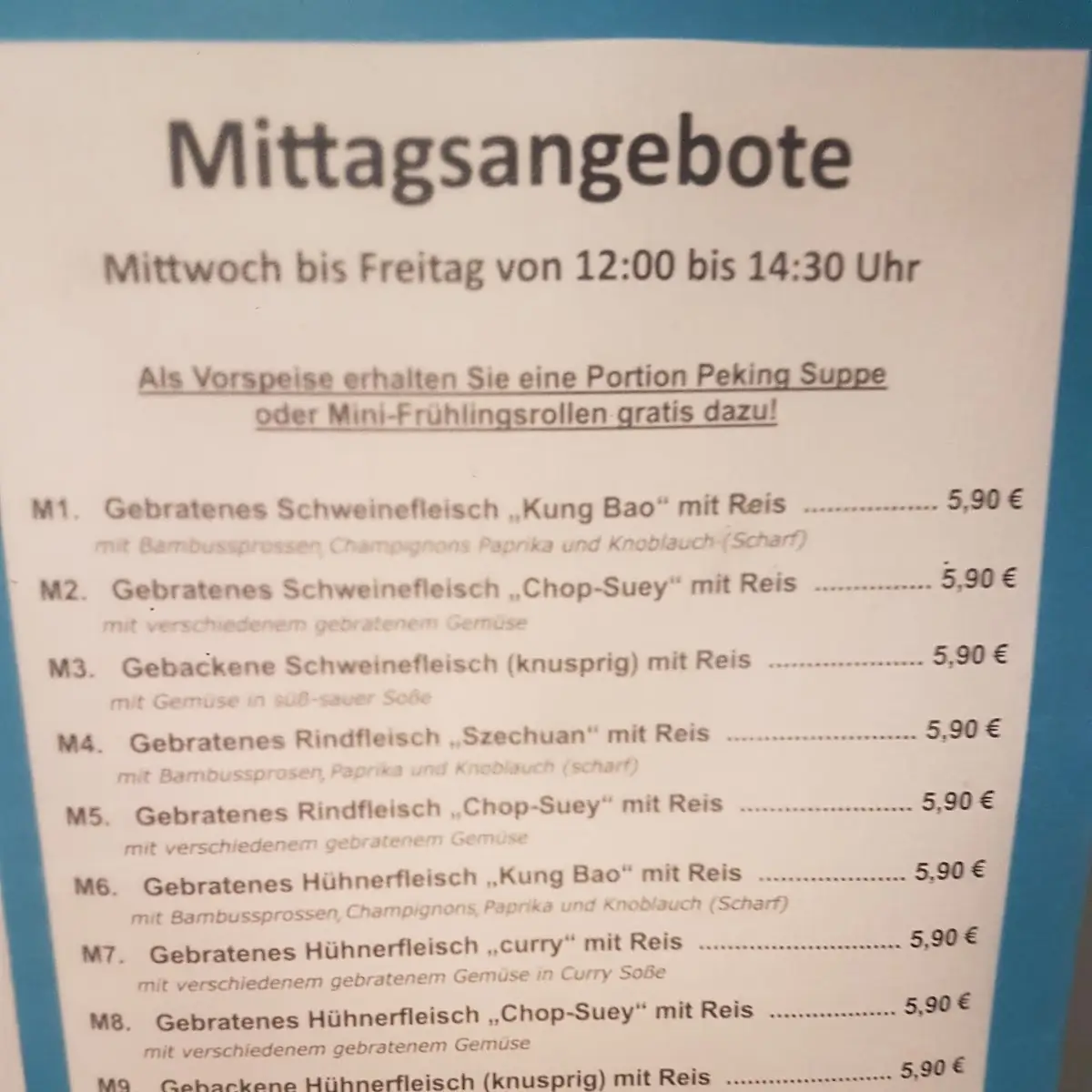 Speisekarte photo 9