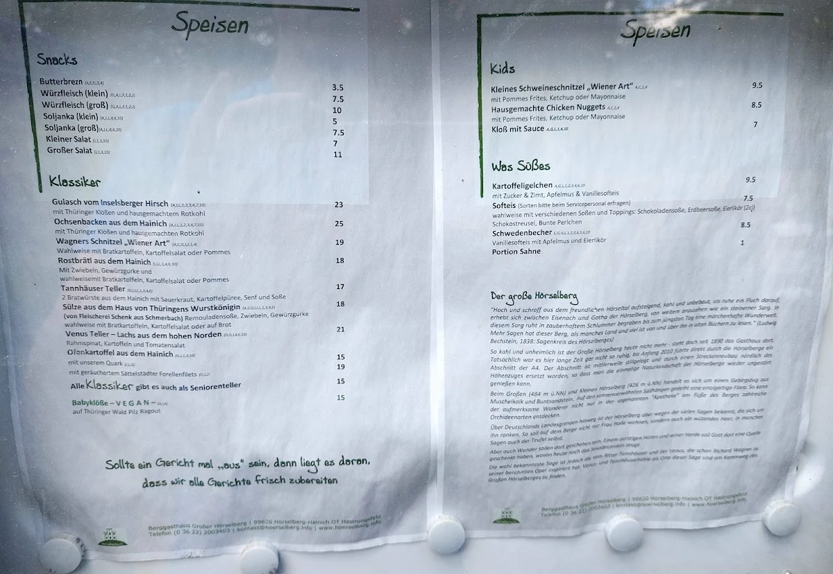 Speisekarte photo 2