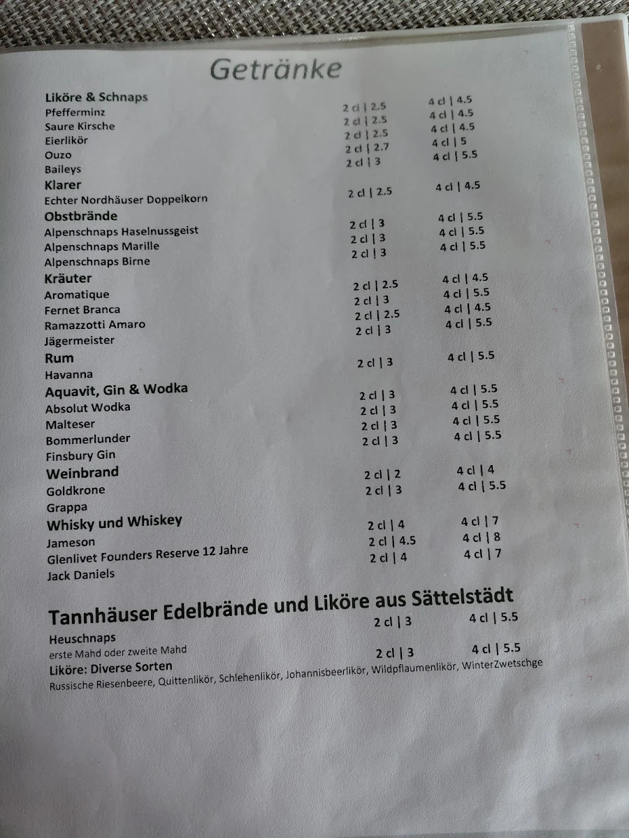 Speisekarte photo 3