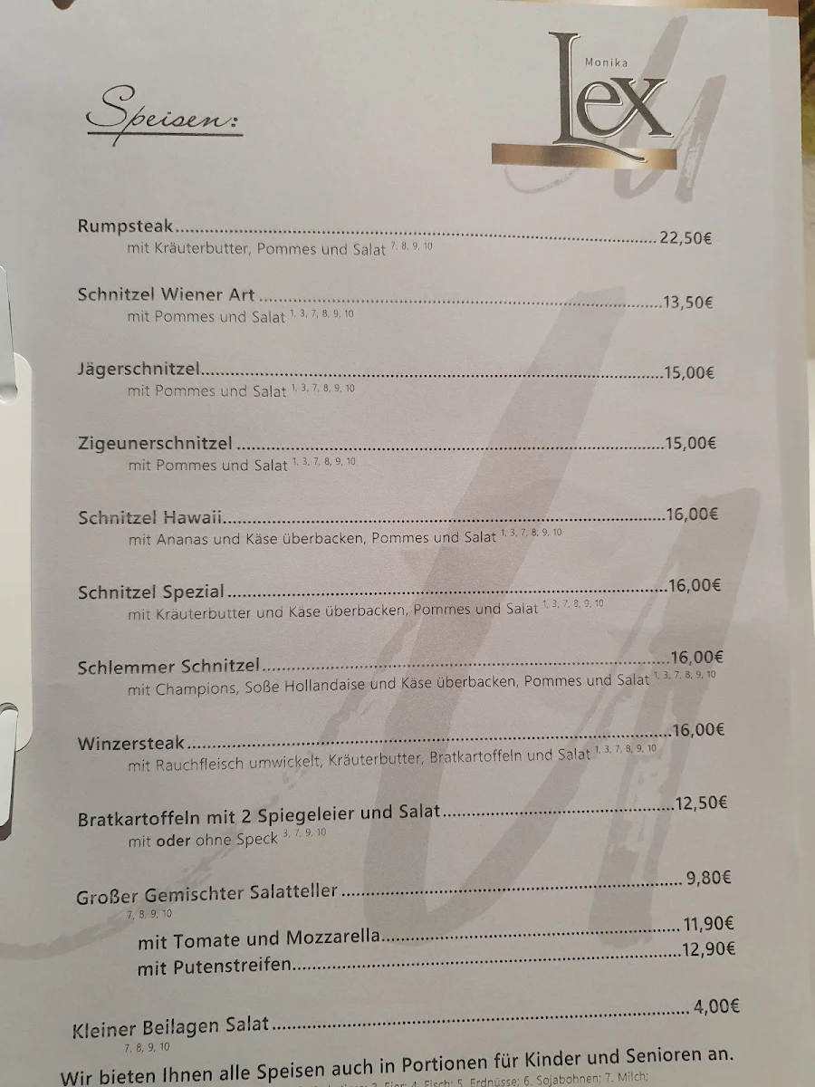 Speisekarte photo 2