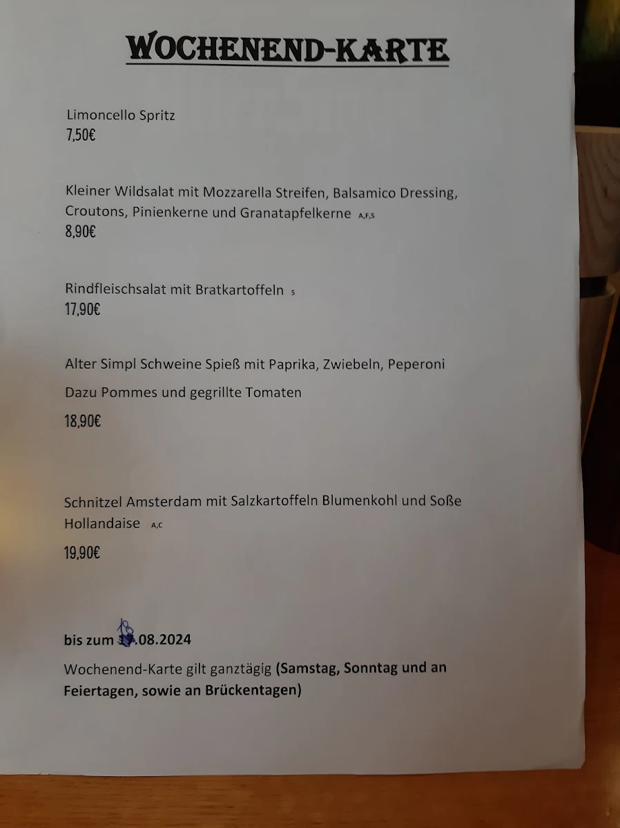 Speisekarte photo 10