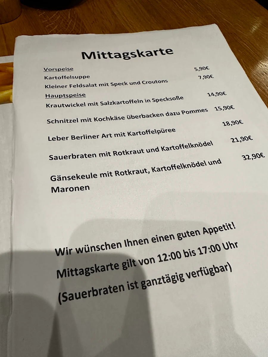 Speisekarte photo 7