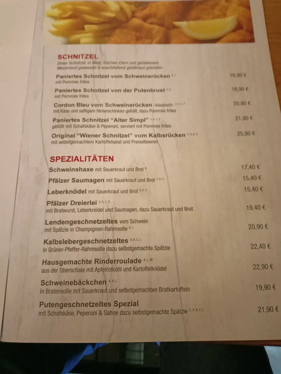 Speisekarte photo 8