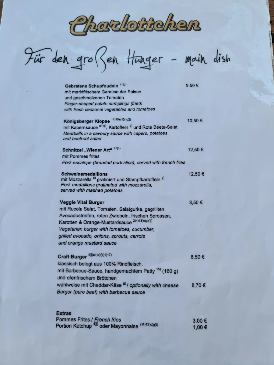 Speisekarte photo 1