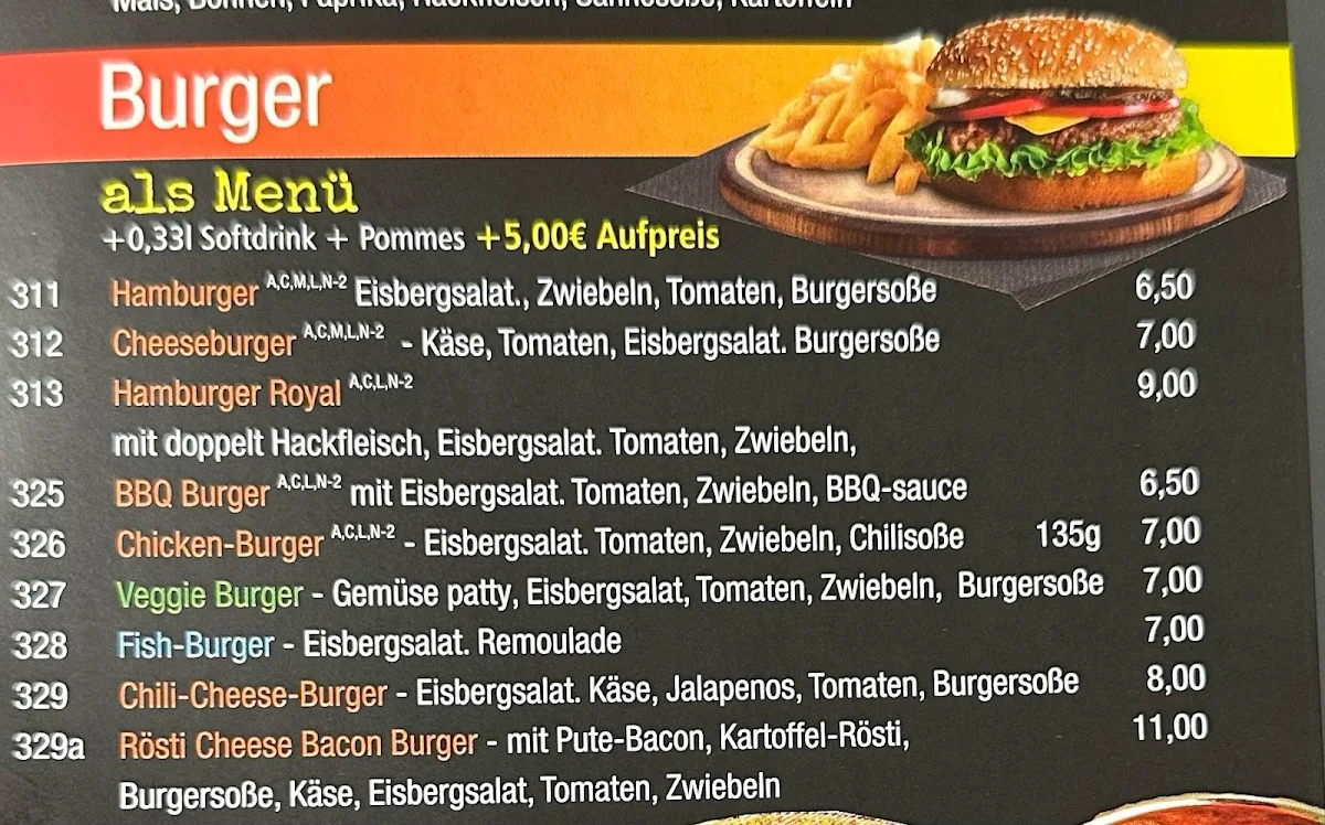 Speisekarte photo 2