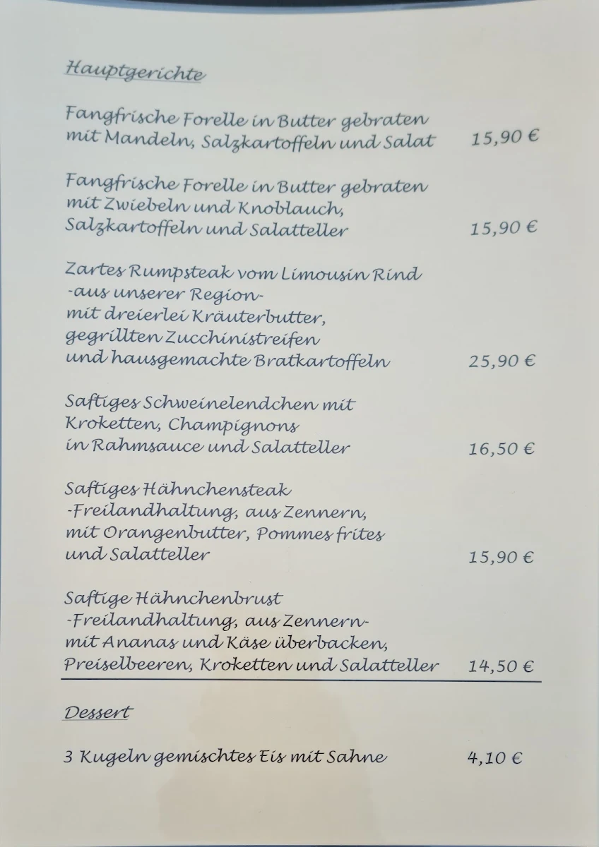 Speisekarte photo 2