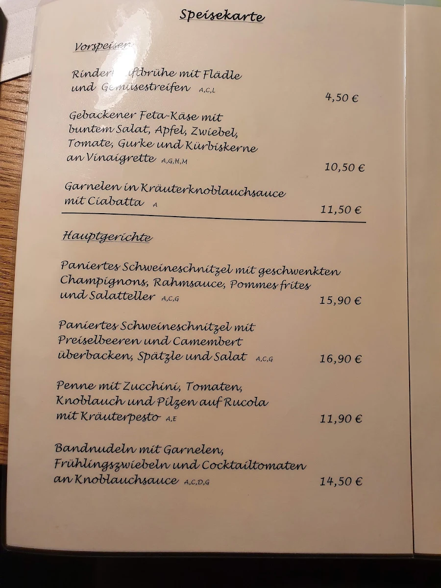 Speisekarte photo 5