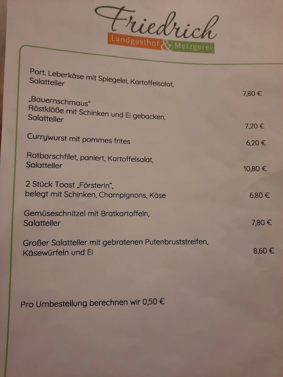 Speisekarte photo 2