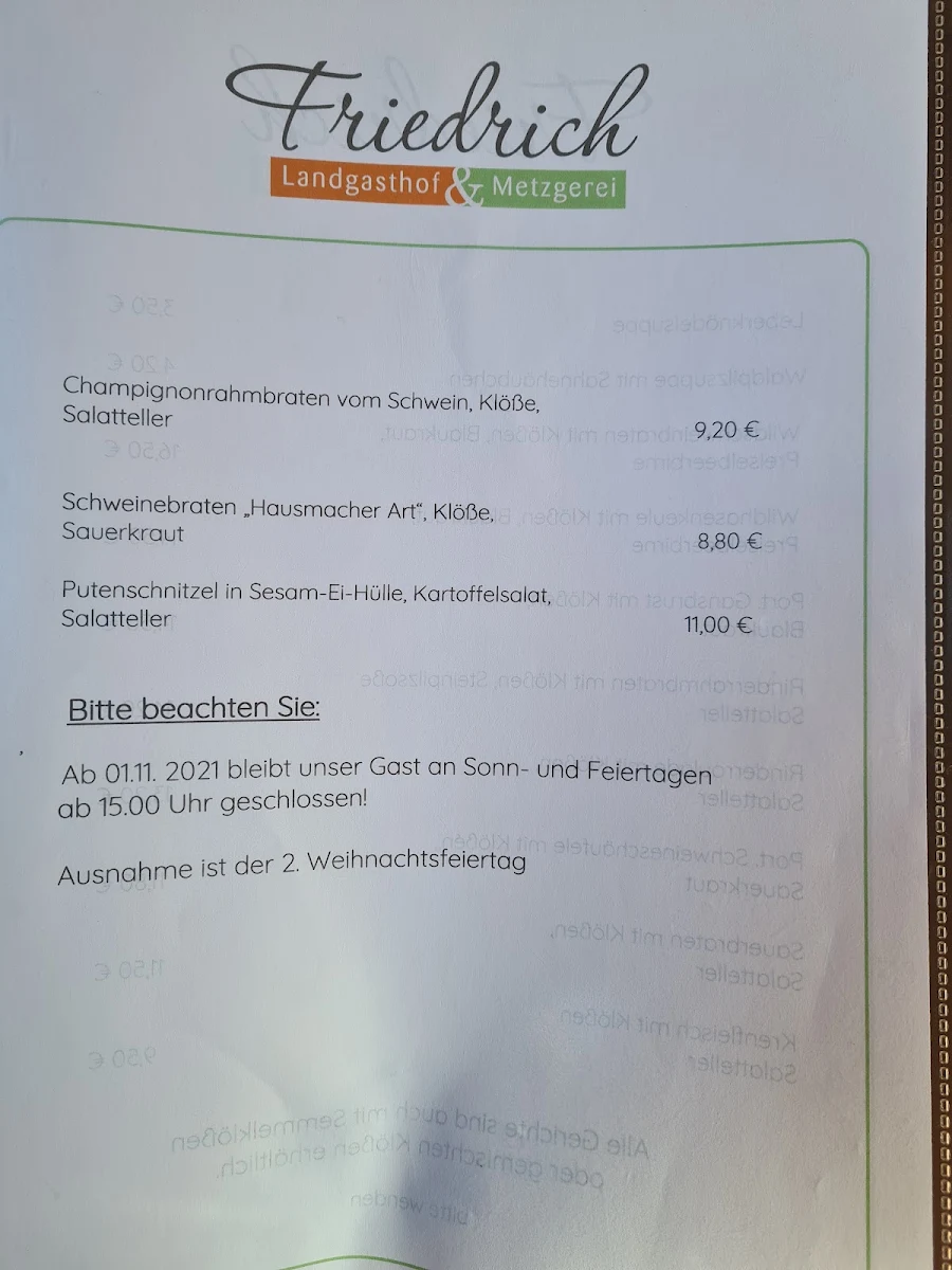 Speisekarte photo 4