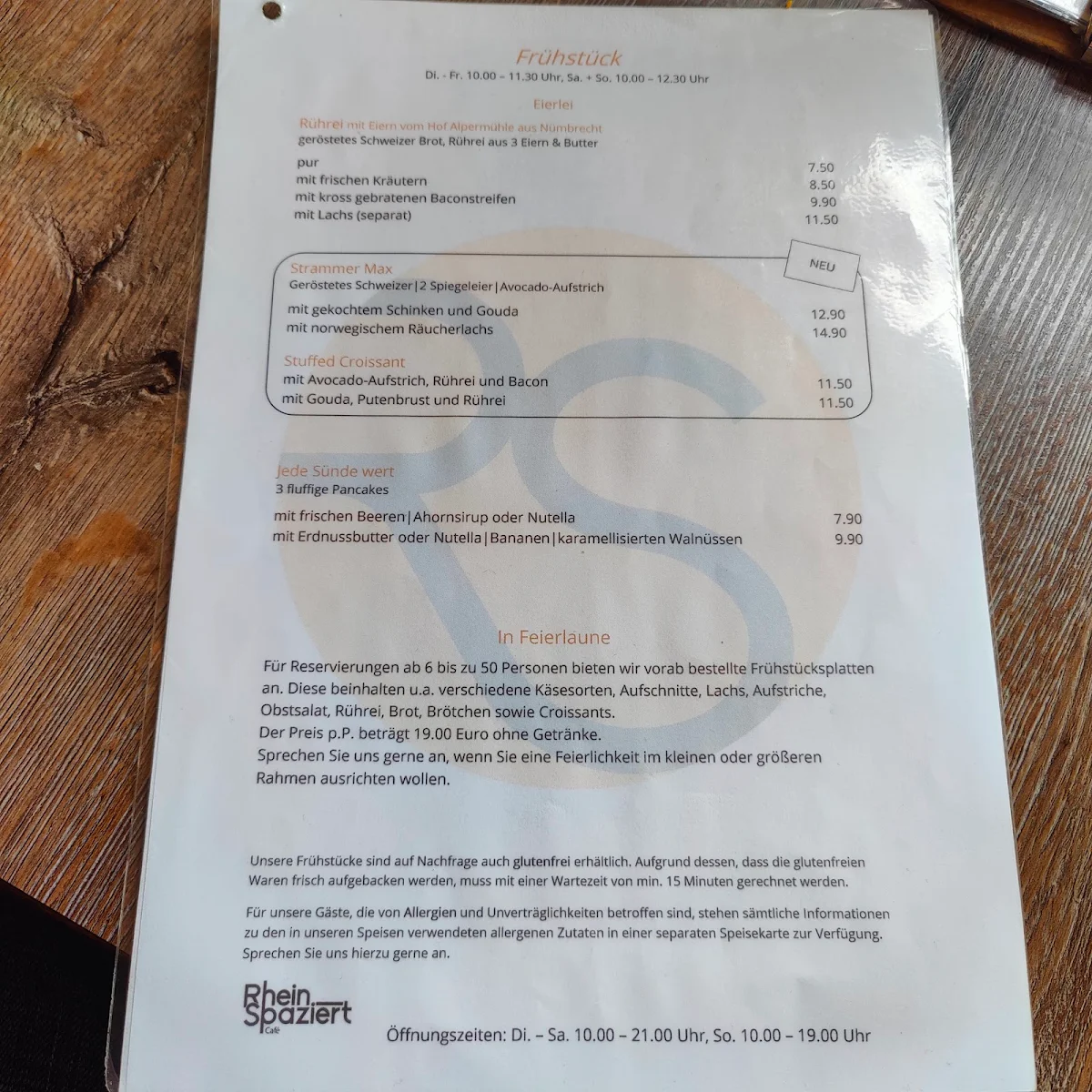 Speisekarte photo 1