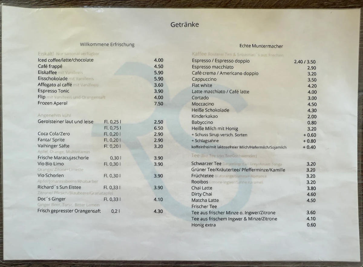 Speisekarte photo 2