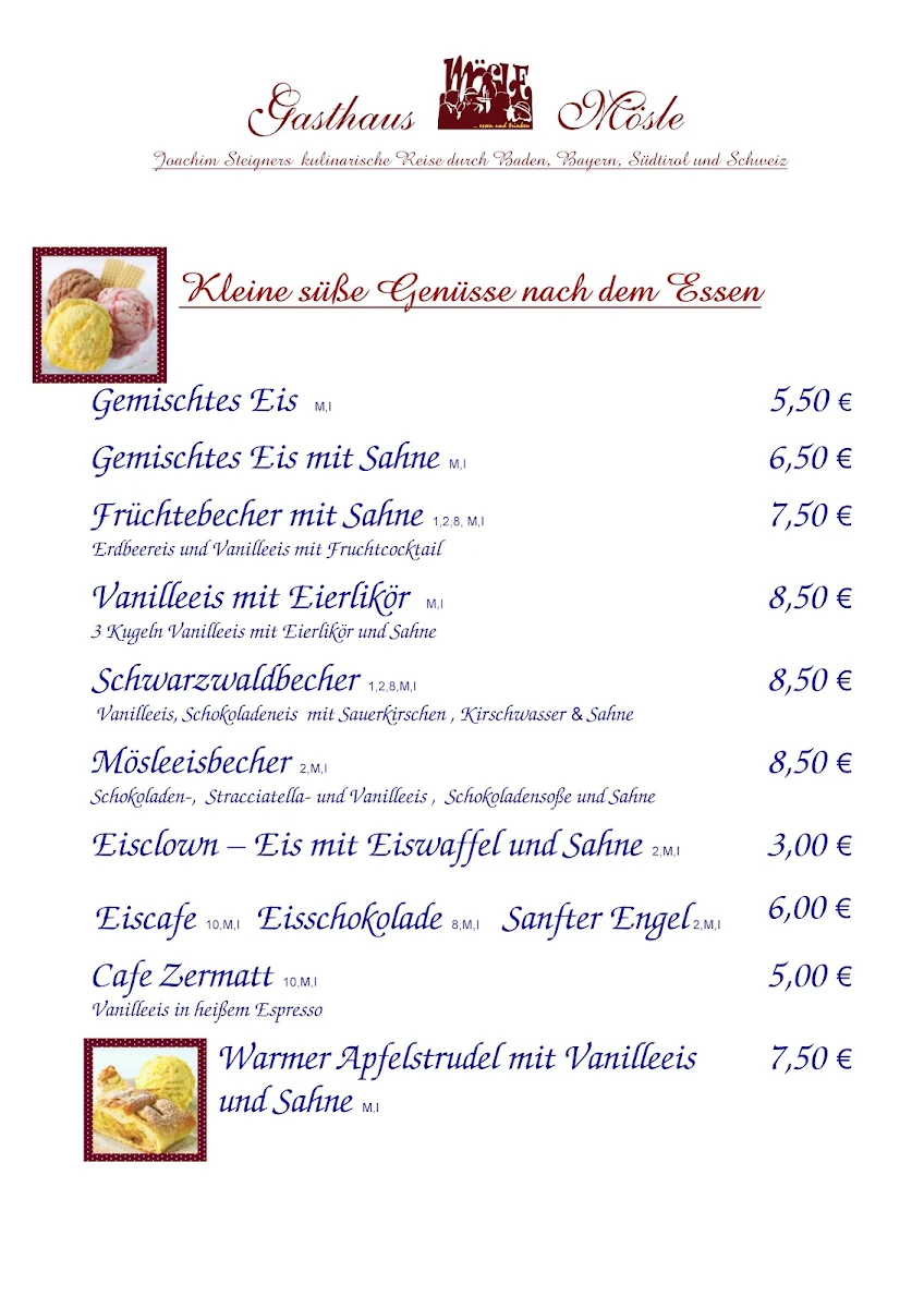 Speisekarte photo 5