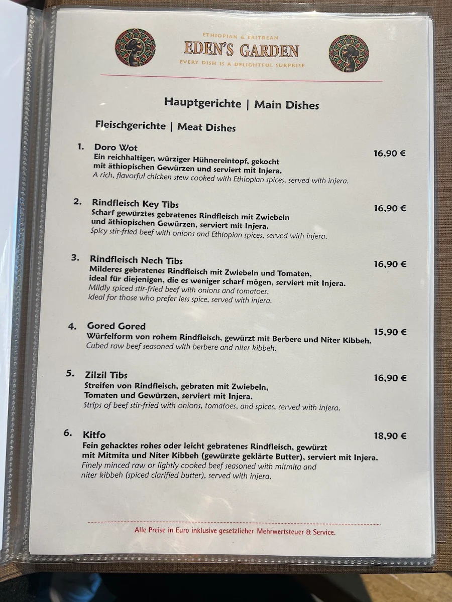 Speisekarte photo 1