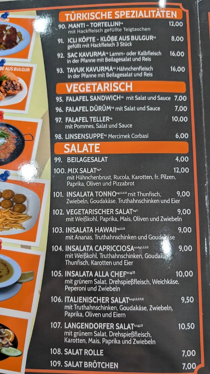 Speisekarte photo 2