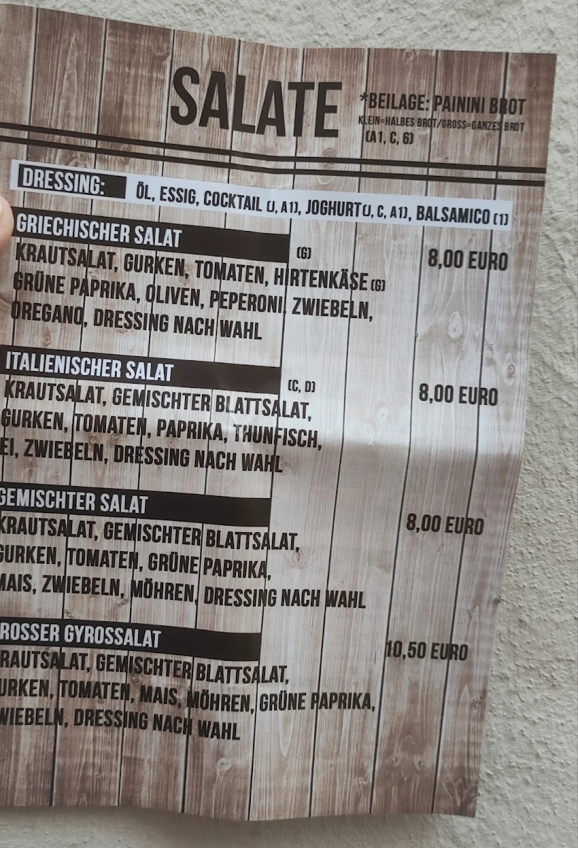 Speisekarte photo 6