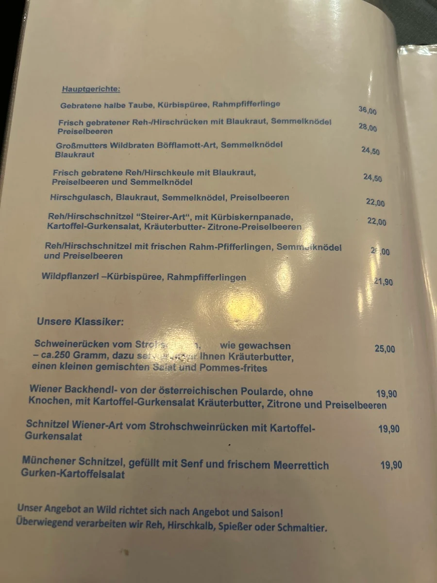 Speisekarte photo 1