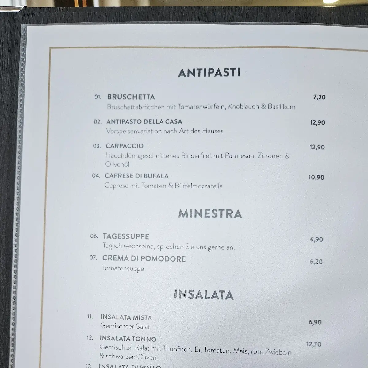 Speisekarte photo 2