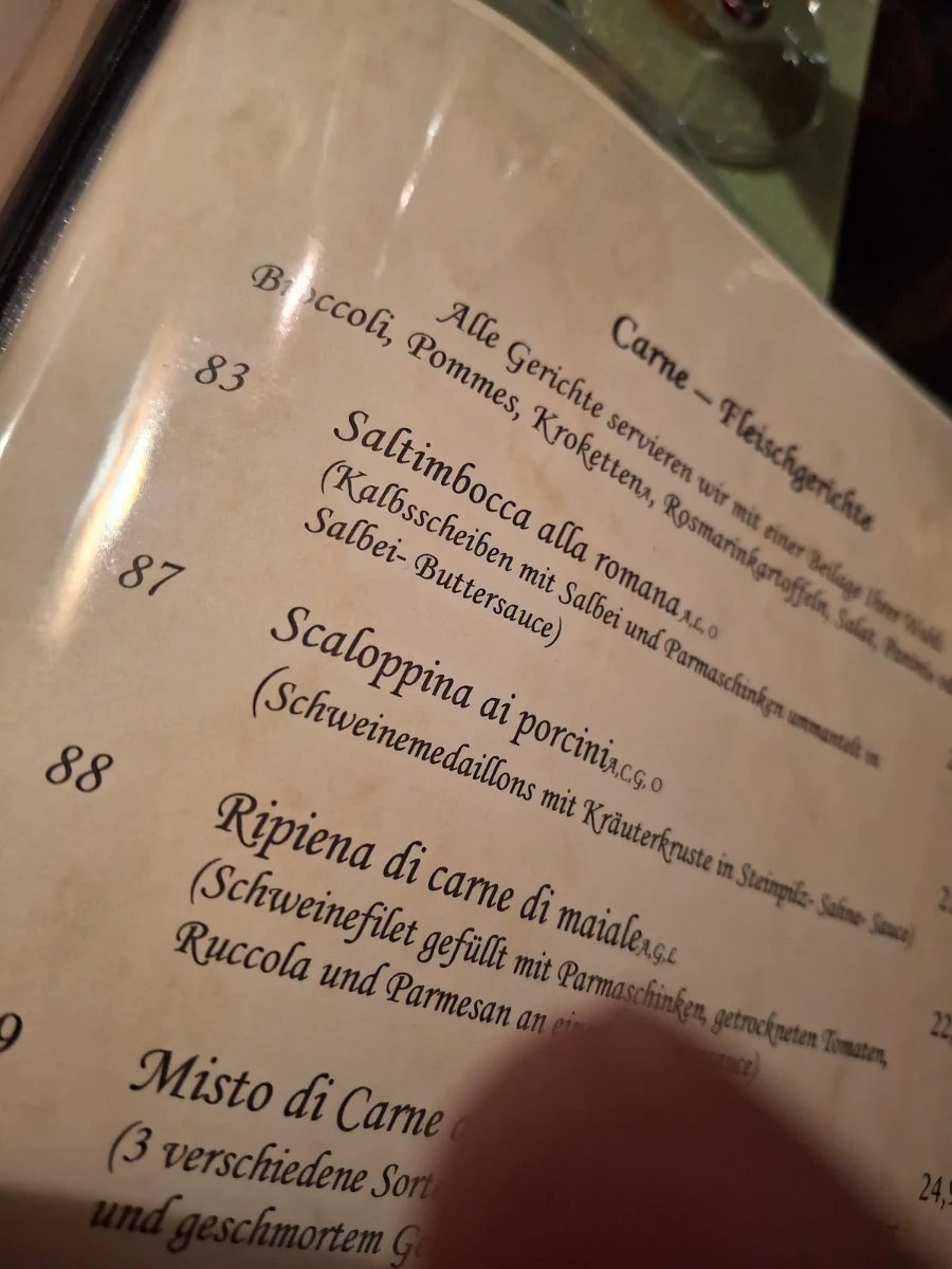 Speisekarte photo 2