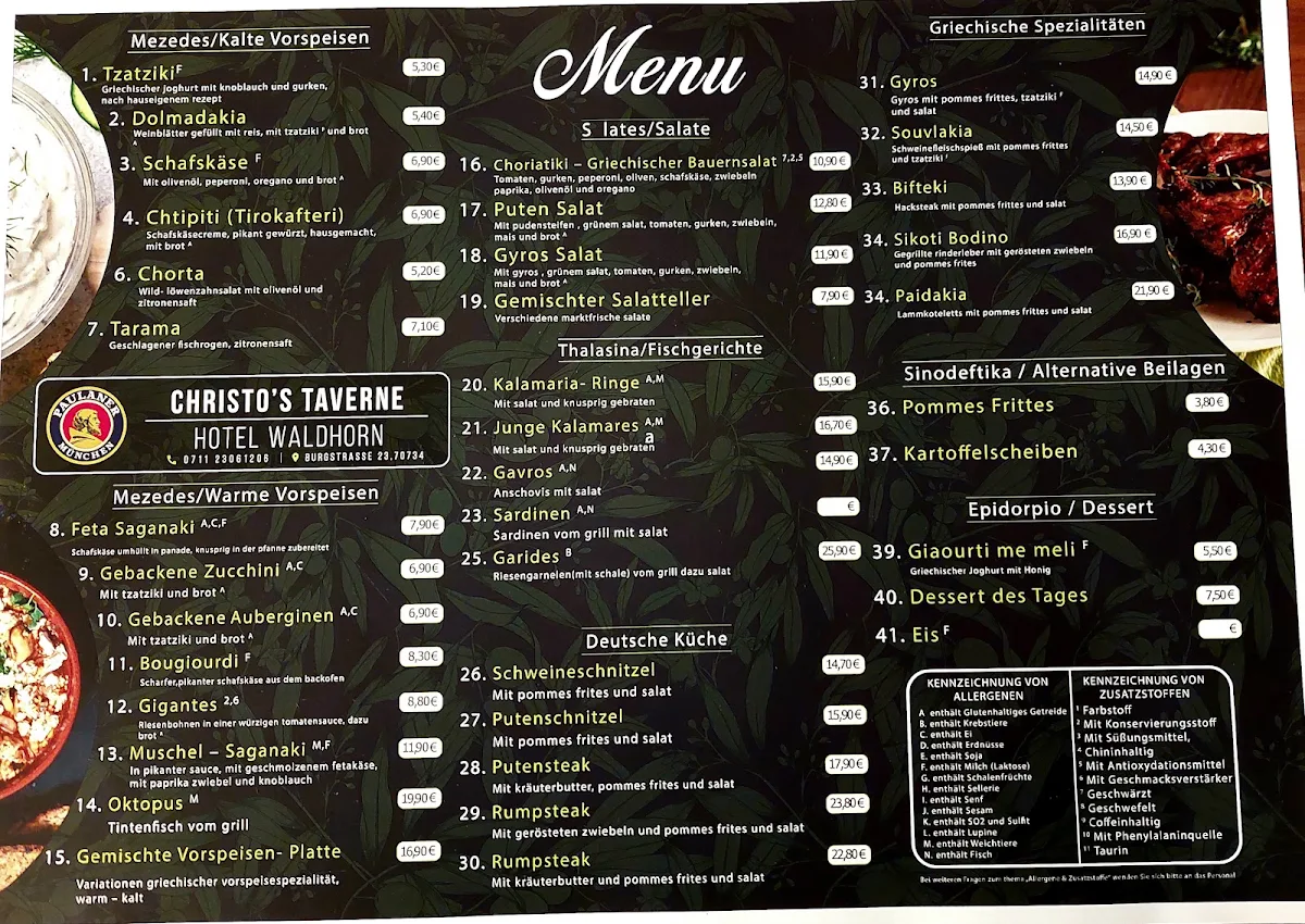 Speisekarte photo 1
