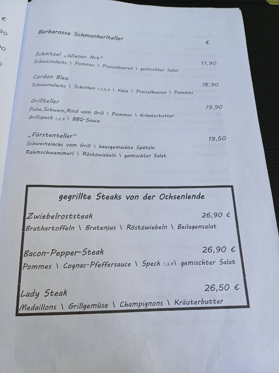 Speisekarte photo 3
