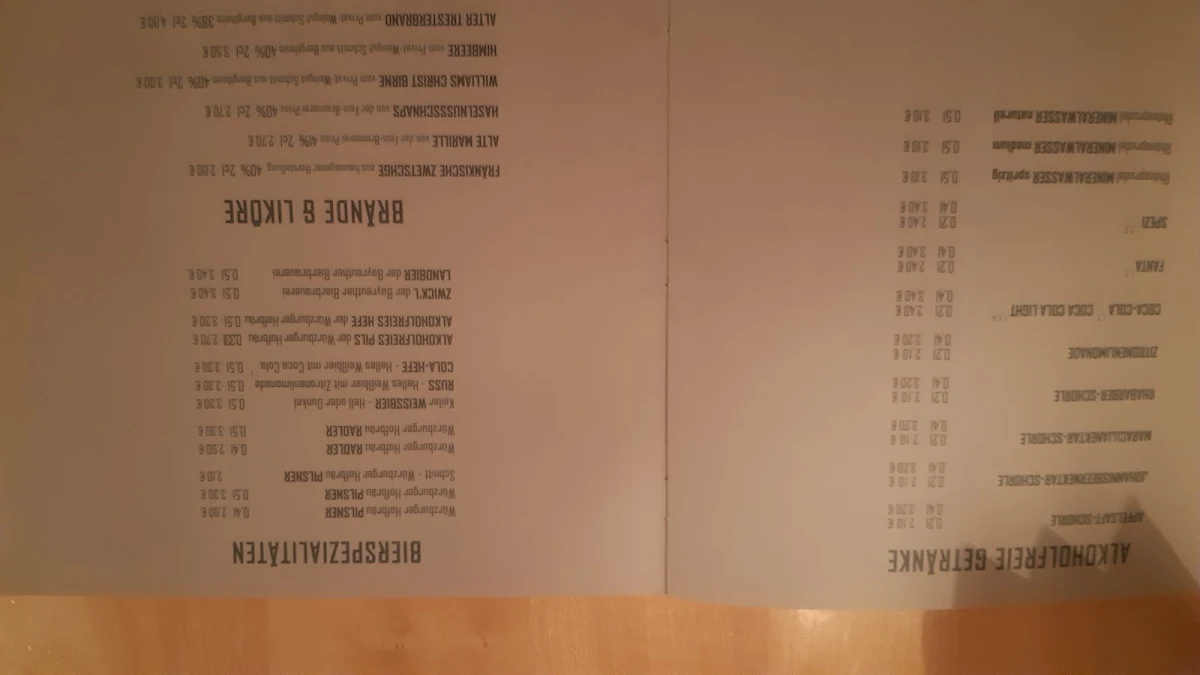 Speisekarte photo 3