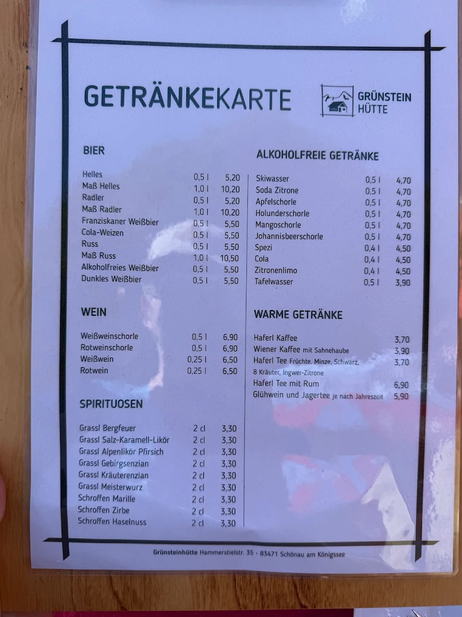 Speisekarte photo 1