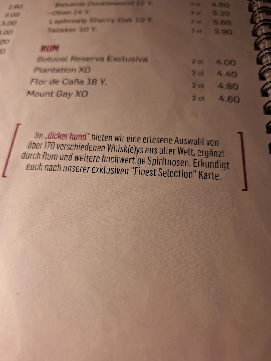 Speisekarte photo 1
