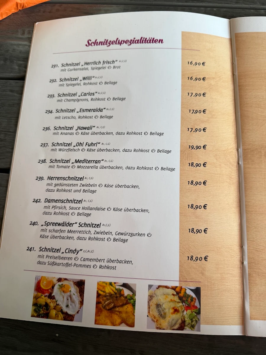 Speisekarte photo 1