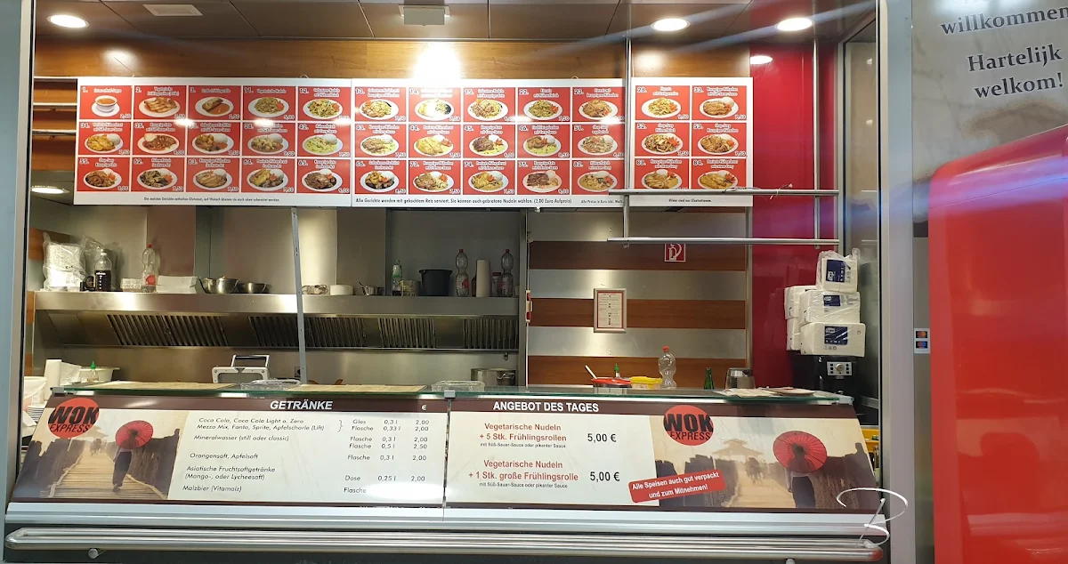 Speisekarte, wok express
