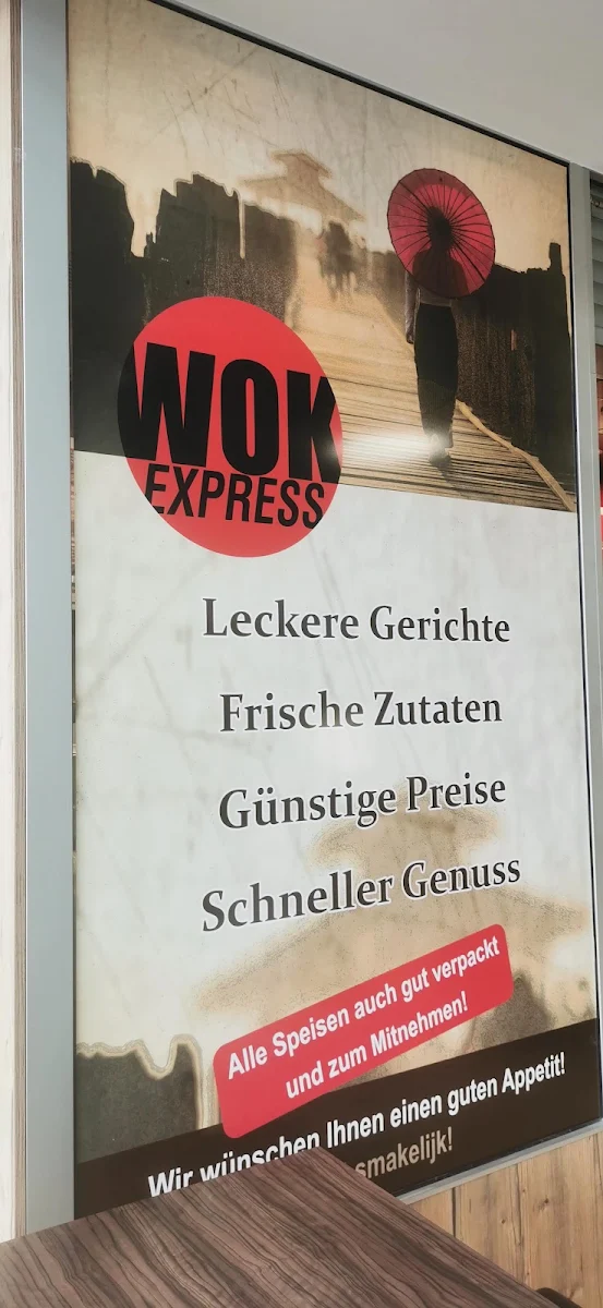Speisekarte, wok express