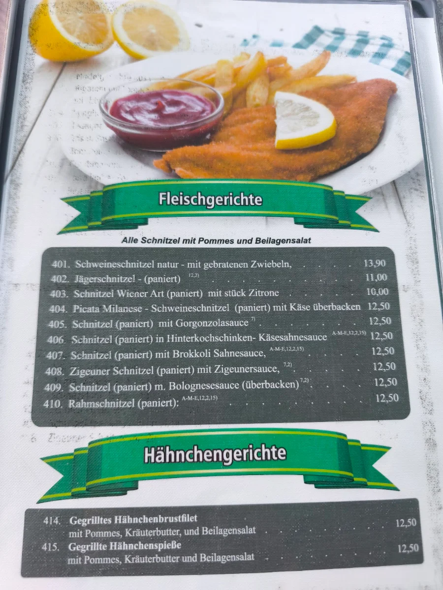 Speisekarte photo 1
