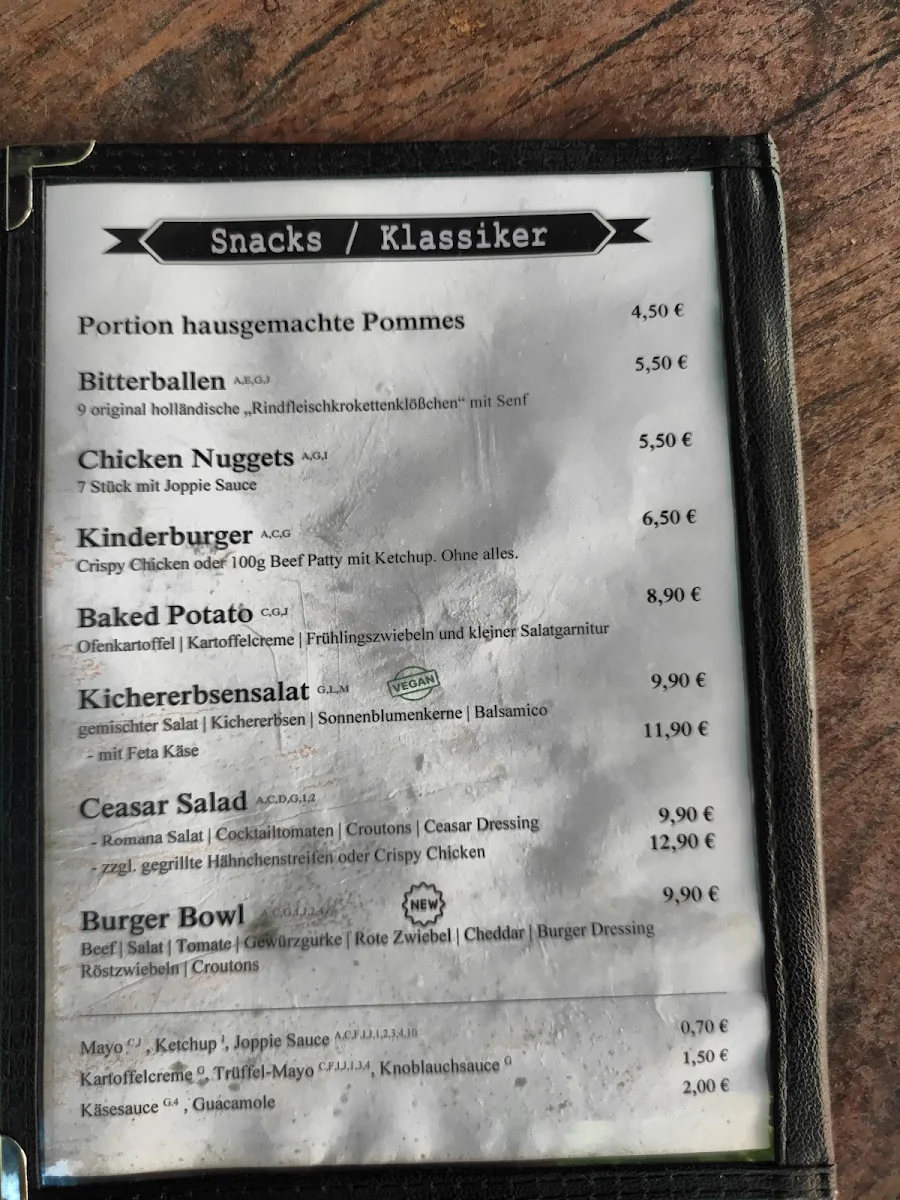 Speisekarte, Falko
