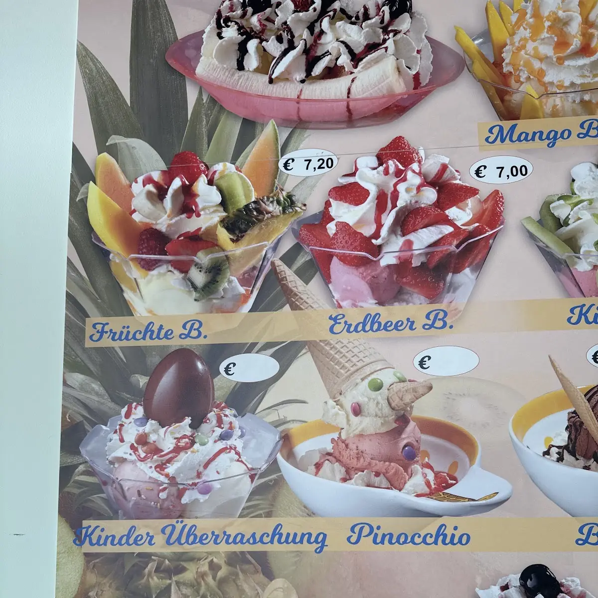 Speisekarte, Puro Gusto